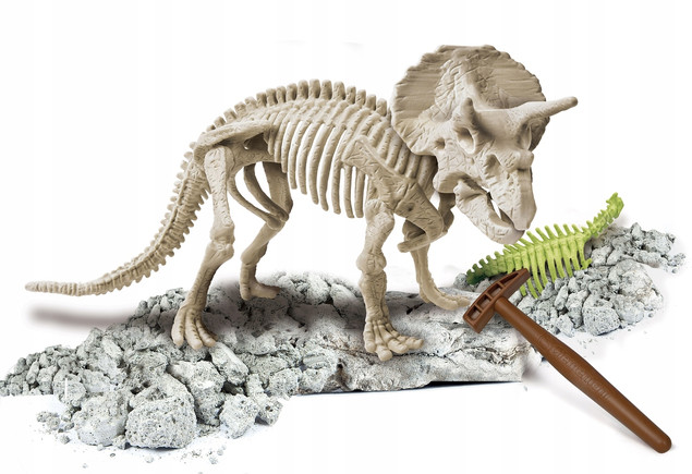Naukowa zabawa. Triceratops fluorescencyjny