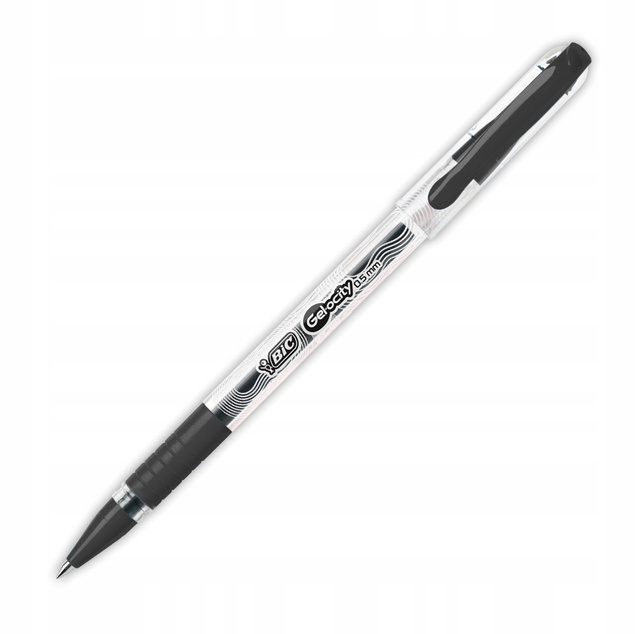 Długopis Żelowy 0.5 mm Czarny Gel-Ocity Stic Bic