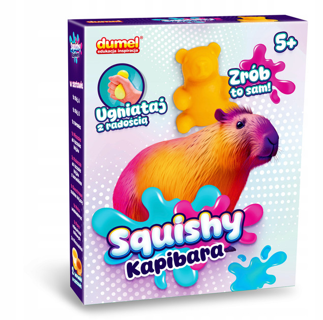 DUMEL ART SQUISHY KREATYWNY ZESTAW KAPIBARA ZRÓB TO SAM