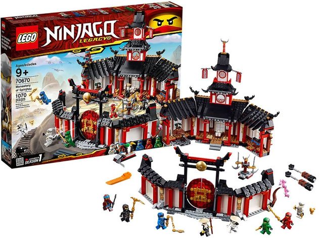 Klasztor Spinjitzu zestaw NINJAGO 70670 LEGO
