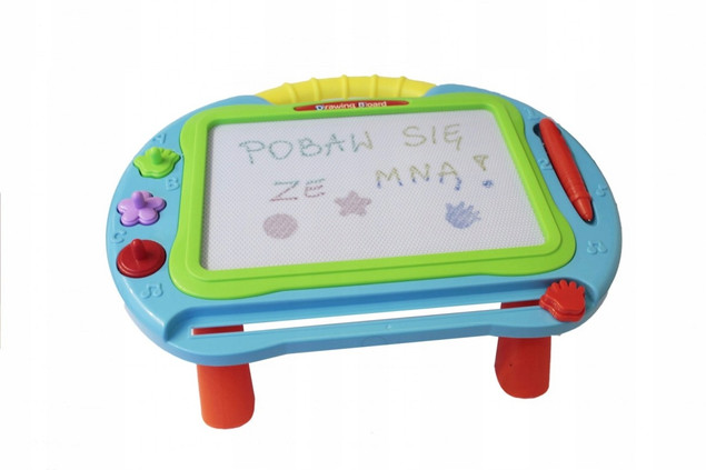 Znikopis Magnetyczny Askato 103730 z Nóżkami i Stempelkami