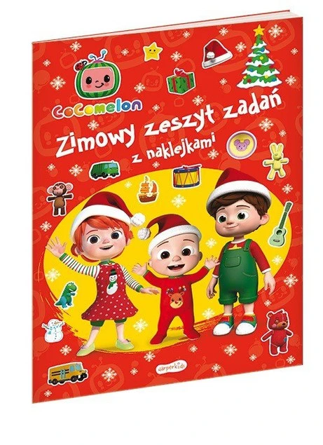 Cocomelon. Zimowy zeszyt zadań z naklejkami