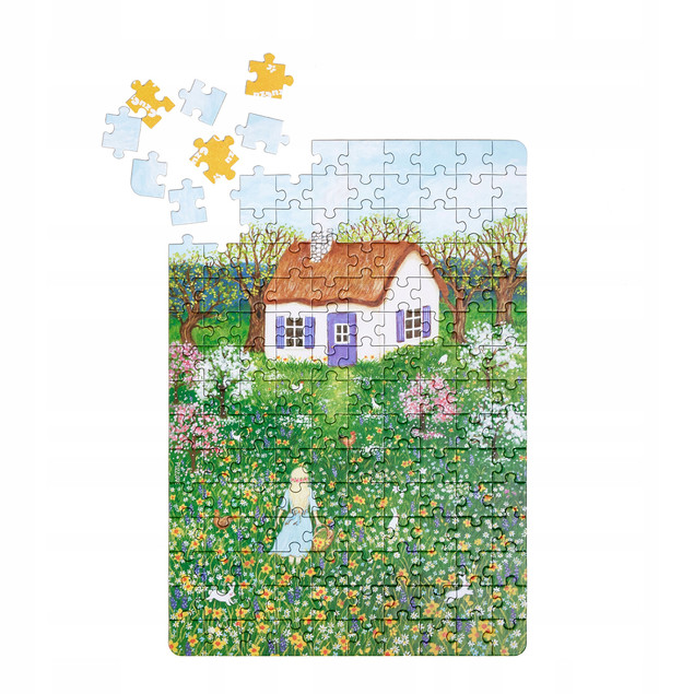 Puzzlove CzuCzu Czas na Kwiaty – Puzzle Akwarelowe 4x150 Elementów