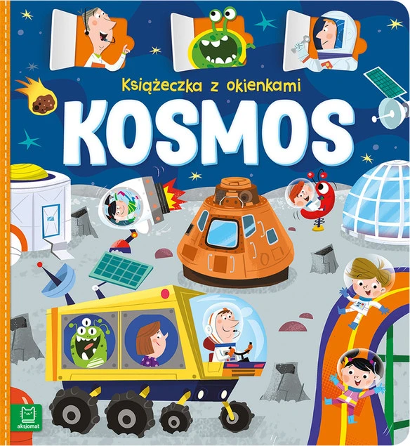 Książeczka z okienkami Kosmos Agnieszka Bator_1