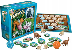 Gra Super Farmer De Lux Planszowa Rodzinna Z Figurkami 7+ Granna