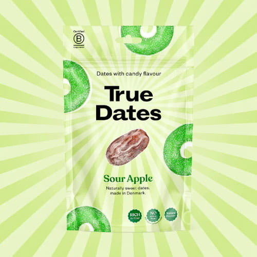 True Dates Daktyle z Jabłkiem Kwaśnym 100g