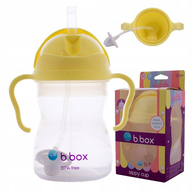 b.box Bidon ze słomką Gelato Banana Split 6 m+ 240 ml