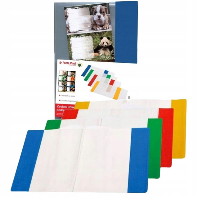 Zestaw okładek. Do klasy 4-6 z naklejkami | Panta Plast