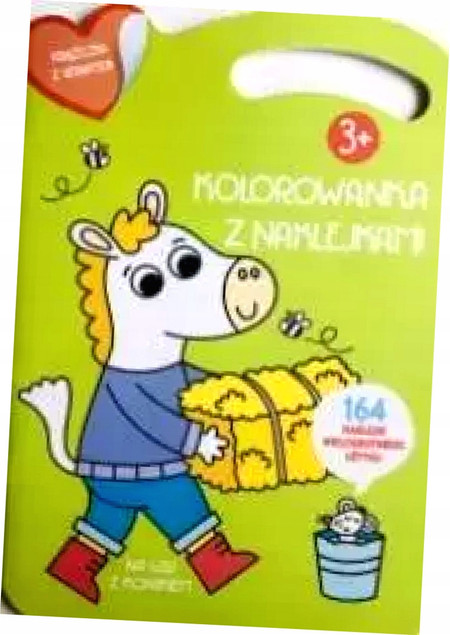 Kolorowana z naklejkami. Na wsi z koniekiem Praca zbiorowa