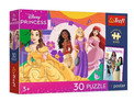 Trefl Puzzle 100 el. Relaks z Księżniczkami Disney + Plakat Kolekcjonerski