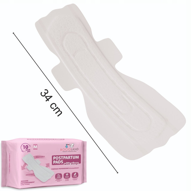 Wysokochłonne podkłady poporodowe M 10 szt.