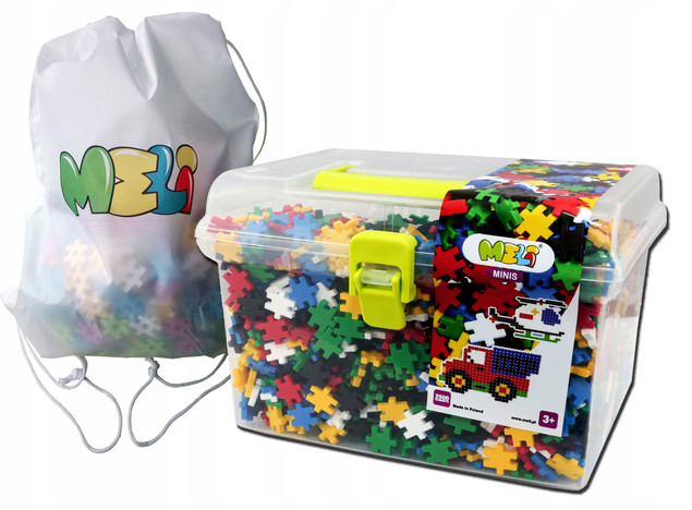 Klocki Meli Minis Travel Box 2500 el. – Konstrukcyjne, Edukacyjne