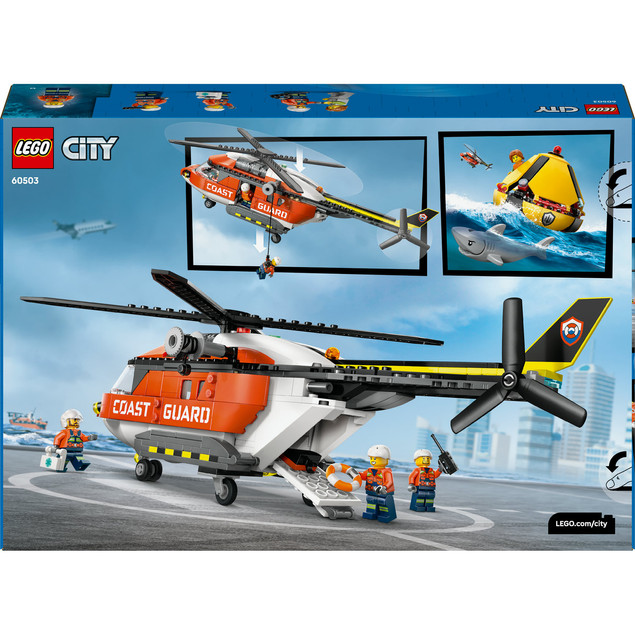 LEGO City 60503 Helikopter Straży Przybrzeżnej 7+ (551 el.)