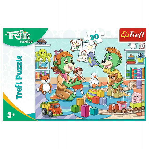 Puzzle 30 Układanka Rodzina TREFLIKÓW Bajka Stworki 3+ Trefl 18303