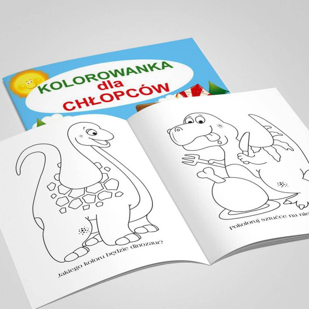 Kolorowanka Malowanka DLA CHŁOPCÓW Martel