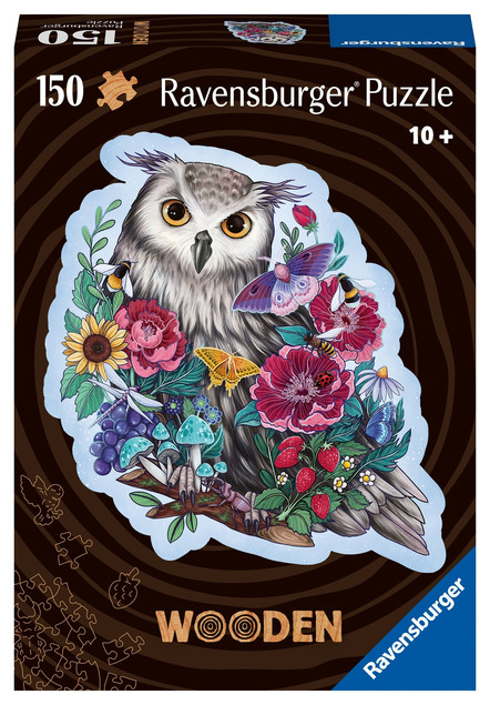 PUZZLE DREWNIANE 150 SOWA