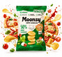 Chipsy ziemniaczane pizza 60g Eurowafel Moonsy