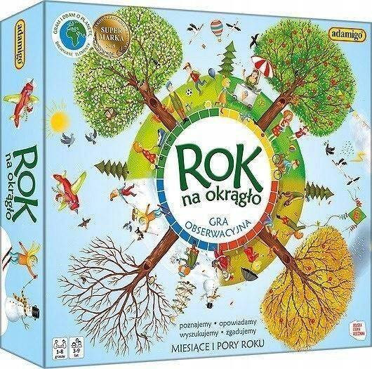 Gra edukacyjna pory roku Rok na okrągło Adamigo