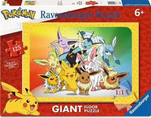 Puzzle RAVENSBURGER Giant Pokemon (125 elementów)