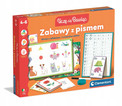 Gra Planszowa Clementoni UCZĘ SIĘ BAWIĄC Zabawy z Pismem 4-6 Lat