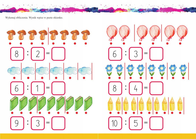 Matematyka DZIELENIE Zeszyt ćwiczeń SP 1-3 Monika Ostrowska SBM