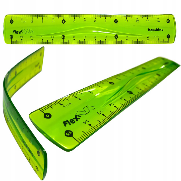 Linijka Elastyczna Niełamliwa 15cm Flexi Bambino