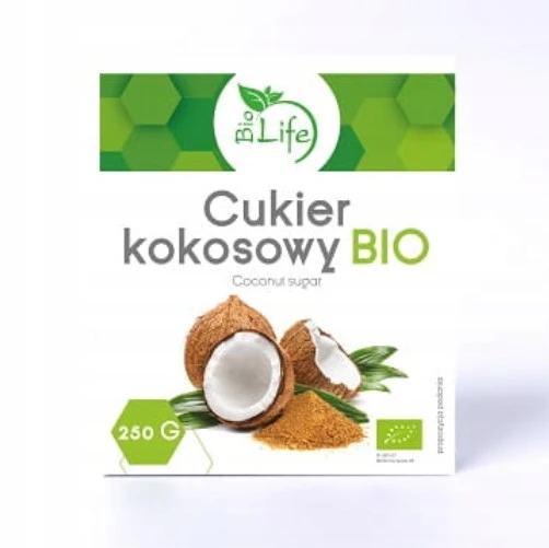 BIOLIFE ekologiczny cukier kokosowy BIO 250 g