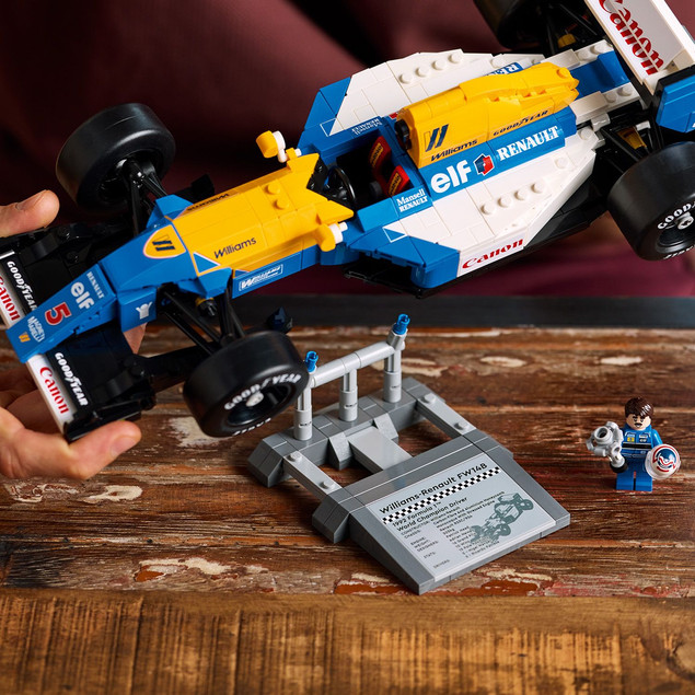 LEGO Icons 10353 Williams Racing FW14B F1 Nigel Mansell Model Bolid 18+