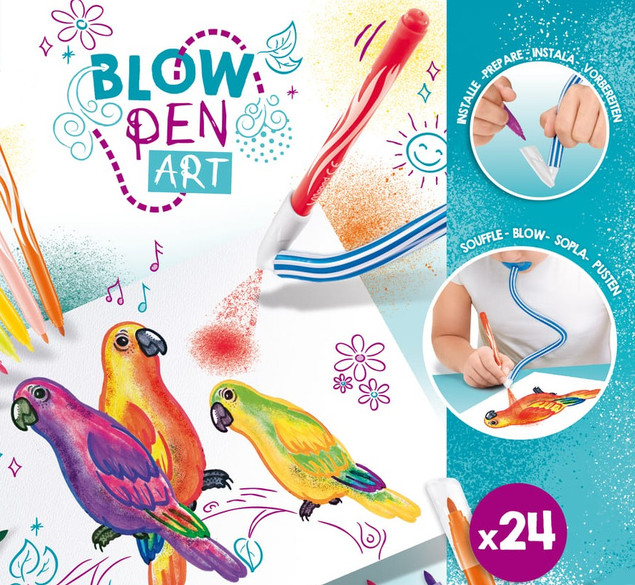 Flamastry dmuchane Blow Pen 24 kolory | Maped