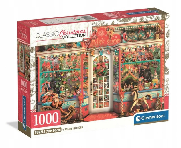 Clementoni Puzzle 1000 el. Compact Holiday Shop Sklep Świąteczny
