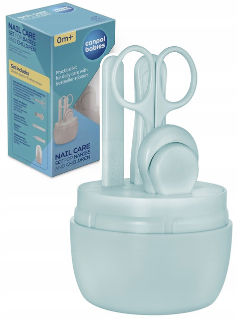 CANPOL Zestaw Pielęgnacyjny Do PAZNOKCI DLA NIEMOWLĄT i Dzieci 0M+ 9/814