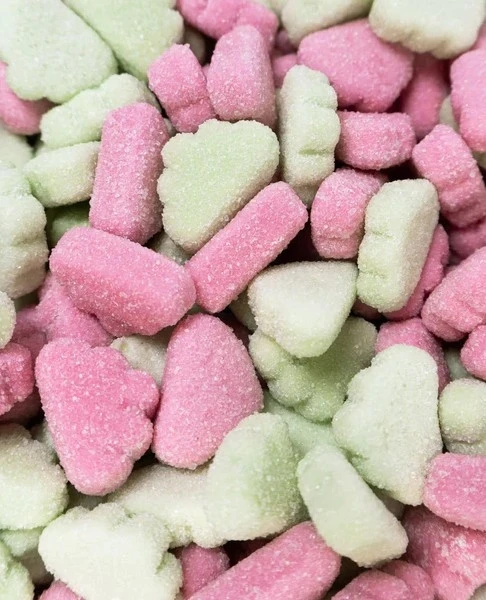 Żelki PANDY Fluffy Clouds o smaku poziomki i zielonego jabłka 50 g