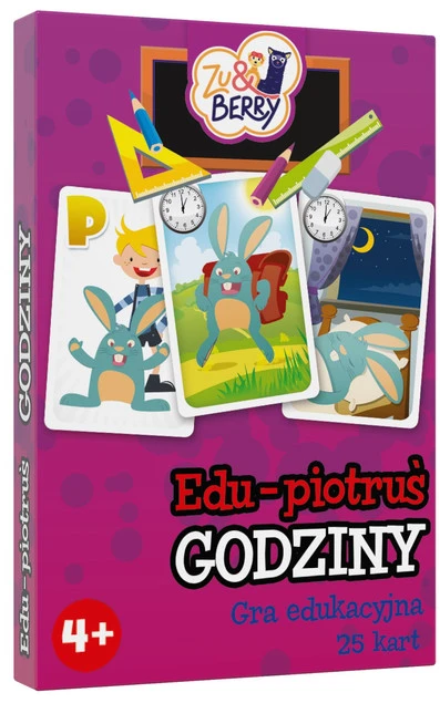 Edu Piotruś Godziny Trefl - nauka rozpoznawania czasu