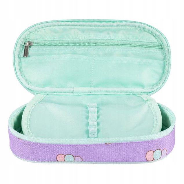 Piórnik Szkolny Saszetka Etui Tuba Bez Wyposażenia PUSHEEN Fiolet Majewski