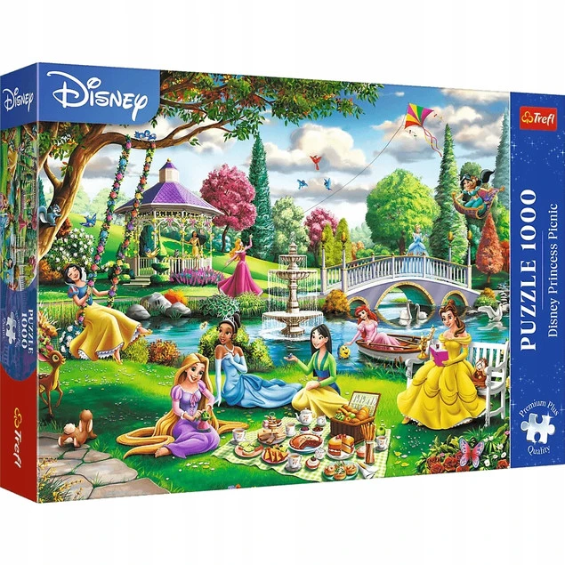 Puzzle Trefl 1000 elementów Piknik z Księżniczkami Disney