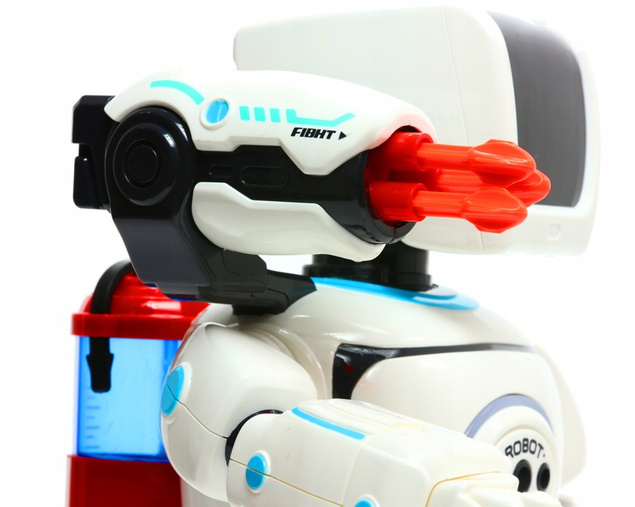 INTELIGENTNY ROBOT ZASILANY WODĄ CHODZĄCY STRZELA