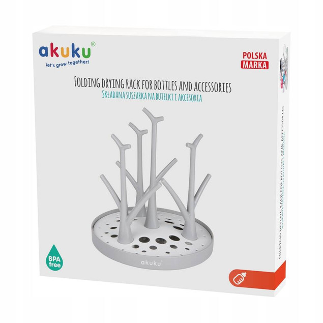 Suszarka do butelek i smoczków Akuku A0014 z zbieraniem wody