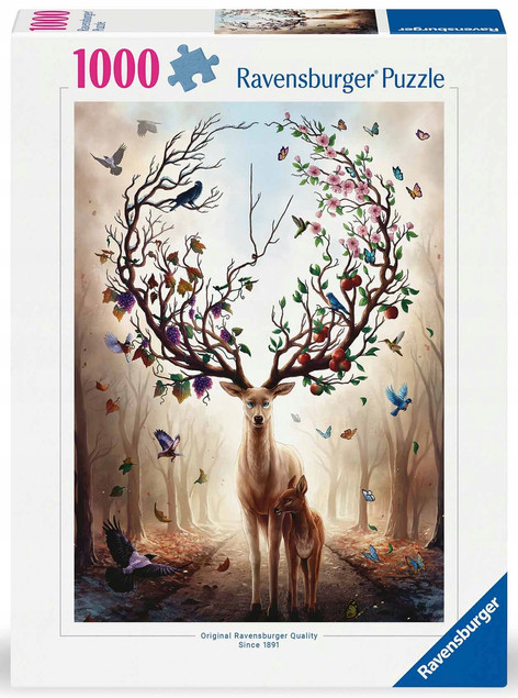 Puzzle RAVENSBURGER Magiczny jeleń 12000459 (1000 elementów)