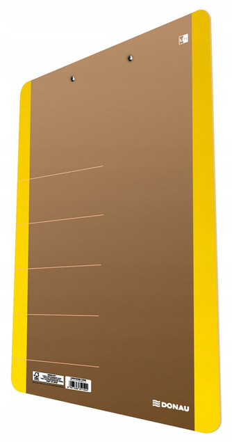 Clipboard A4 Donau żółty