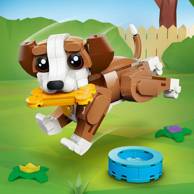 LEGO Creator 3w1 31382 Urocze Zwierzątka: Psotny Szczeniaczek