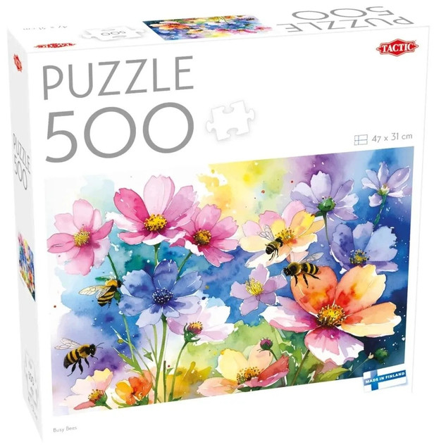 Puzzle Tactic 500 elementów Busy Bees – Pracowite Pszczoły