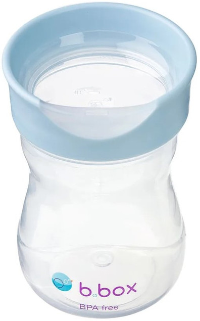 B.box Kubek Treningowy Nauka Picia 240ml Błękitny 12m+