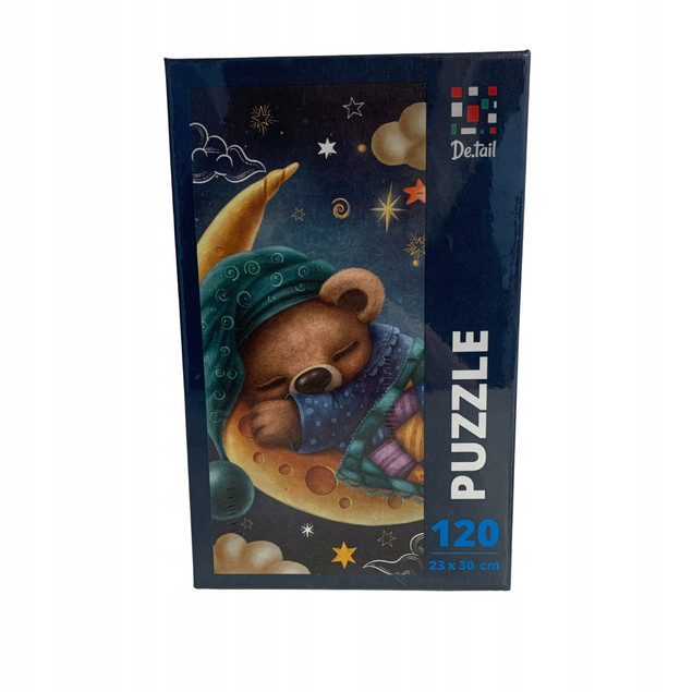 PUZZLE 120 ŚPIĄCY SŁODKI MIŚ KSIĘŻYC ROTER