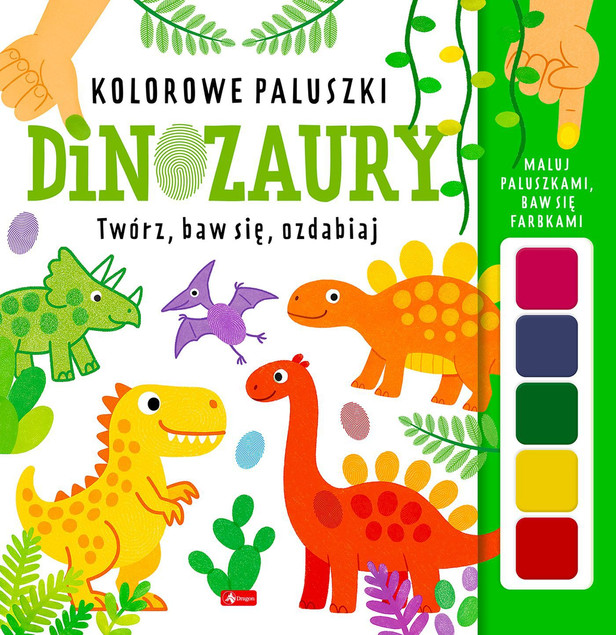 Dinozaury. Kolorowe paluszki Wojciech Baturo