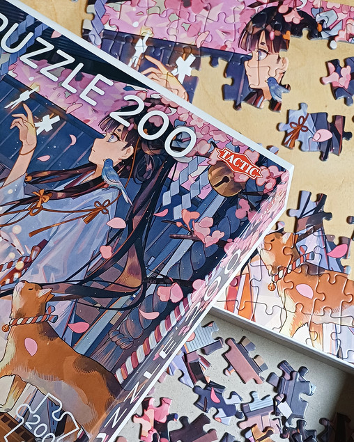Puzzle Tactic 200 elementów Manga Anime Girl