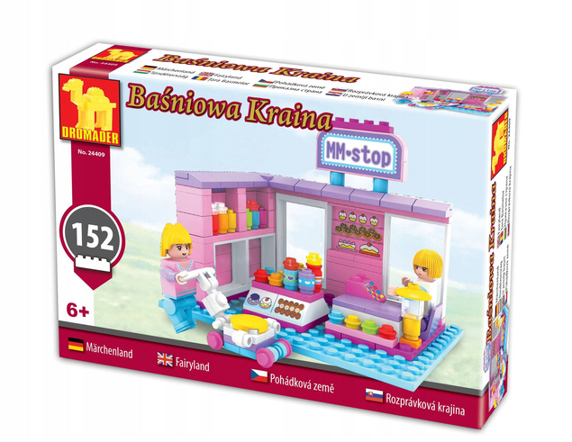 Klocki Baśniowa Kraina CUKIERNIA 133 Elementy 6+ Dromader 24410