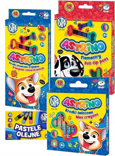 Wyprawka Szkolna XXL Astra Klasa 1-3 Astrino 20 szt.