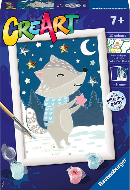 Ravensburger CreArt dla dzieci: Borsuk wśród gwiazd