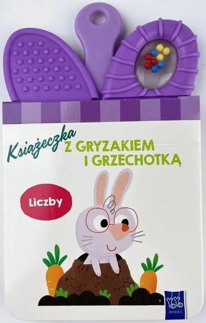 Książeczka z gryzakiem i grzechotką - Liczby