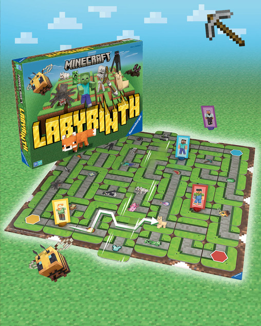 Ravensburger Minecraft gra planszowa Labyrinth 24771